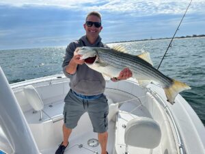 Striped Bass Fishing Continues to Dominate the Area