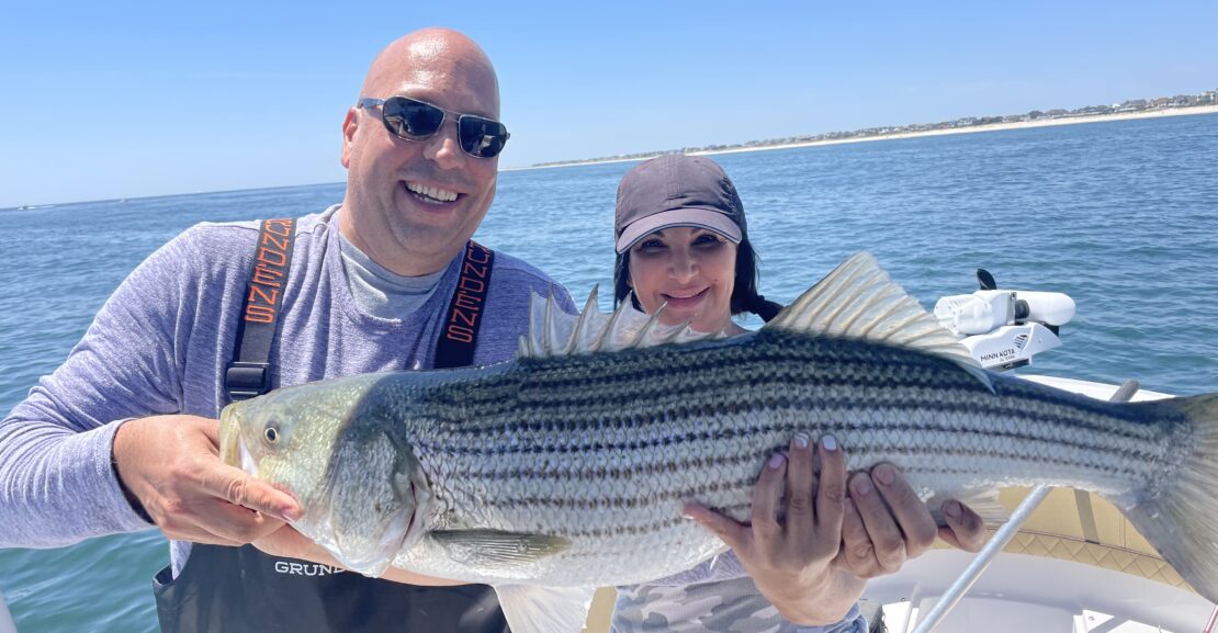 Striped Bass Fishing Continues to Dominate the Area