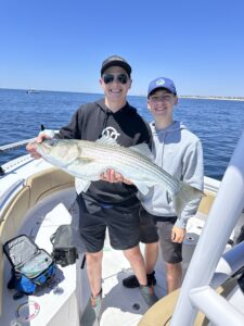 Striped Bass Fishing Continues to Dominate the Area